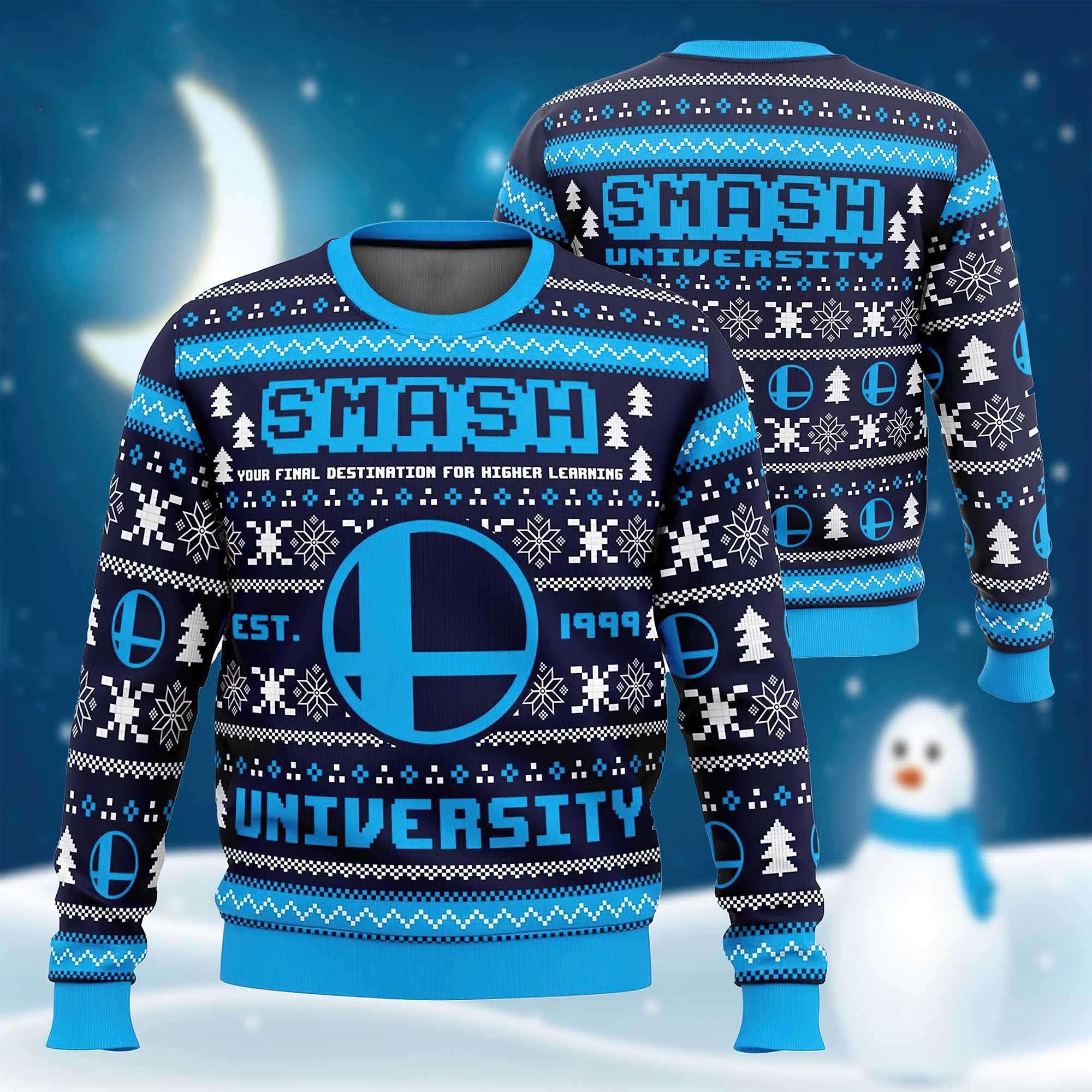 Smash University Super Ugly Christmas Sweater