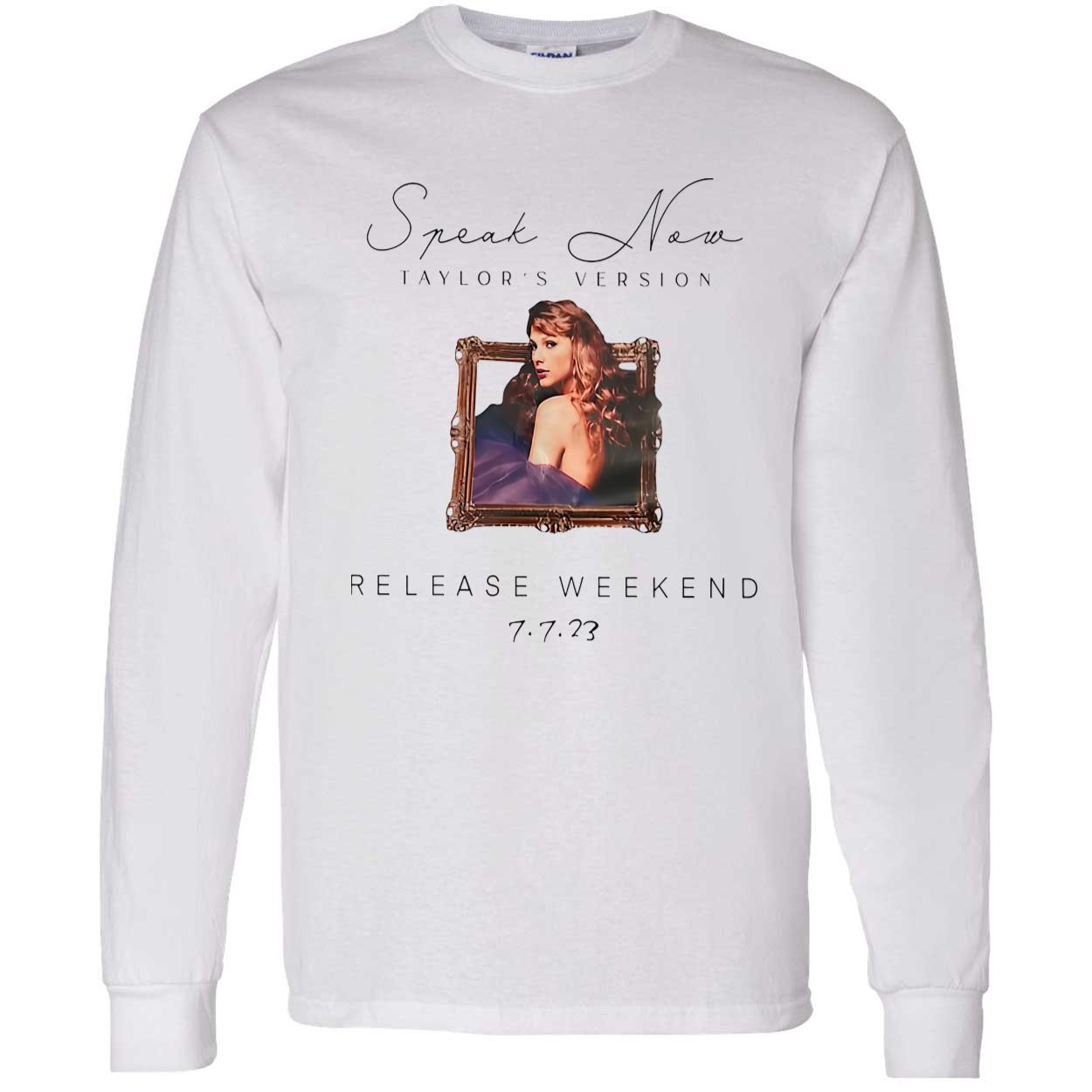 Speak Now Taylor’S Version Release Weekend 7723 Shirt Speak Now Taylor’S Version Release Weekend 7723 Shirt