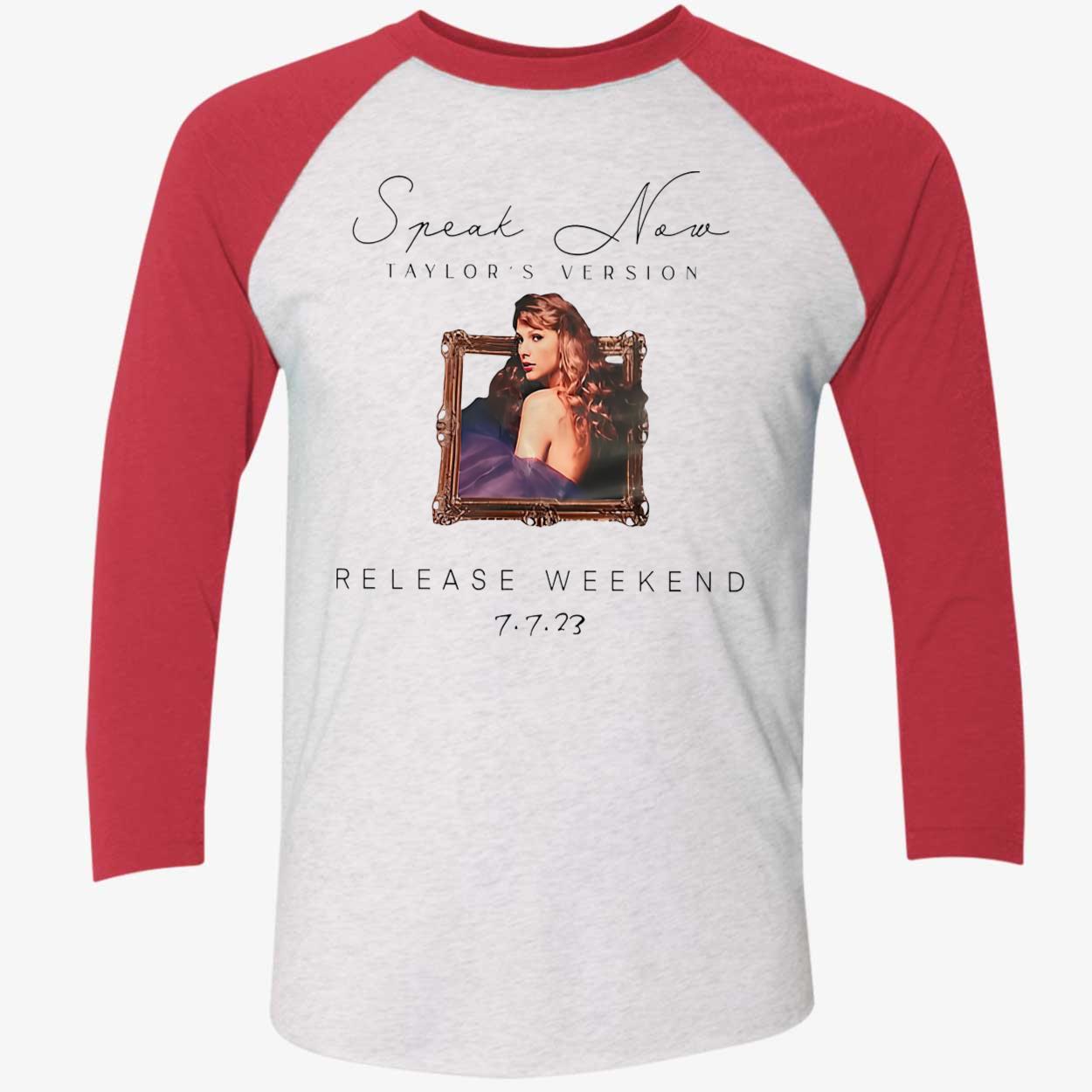 Speak Now Taylor’S Version Release Weekend 7723 Shirt Speak Now Taylor’S Version Release Weekend 7723 Shirt
