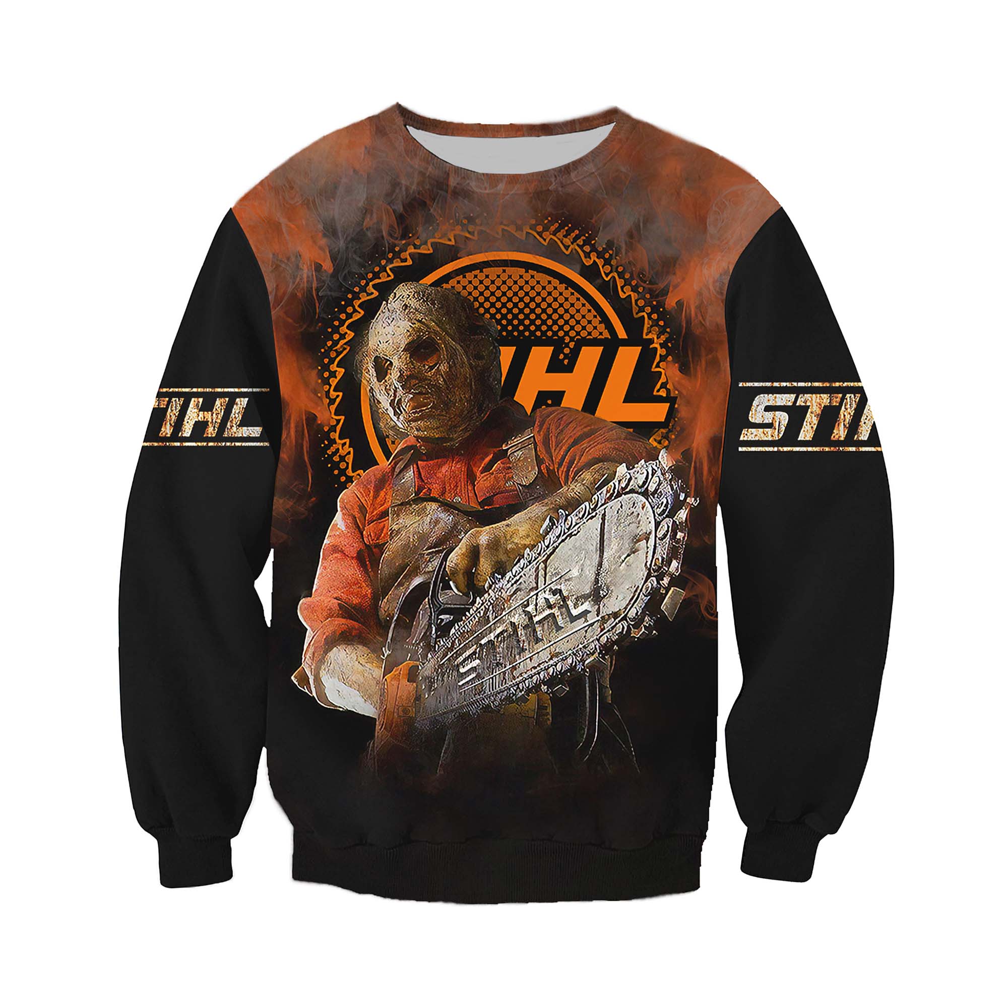 Stihl Horror Leatherface Chainsaw Halloween Christmas Sweater Stihl Horror Leatherface Chainsaw Halloween Christmas Sweater