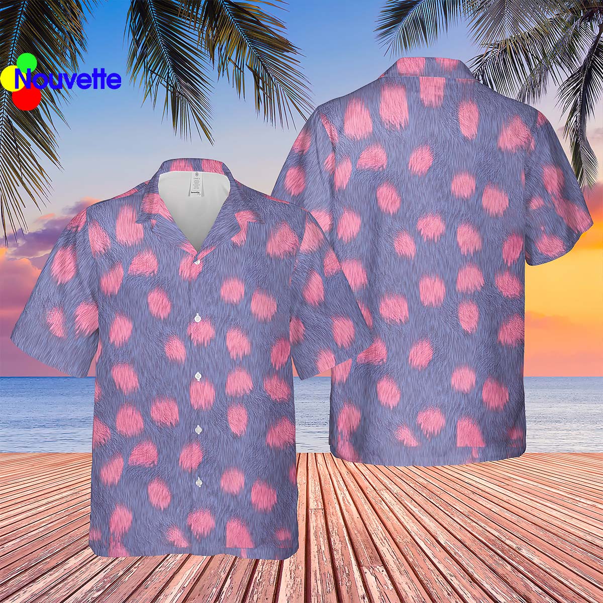 Sully Fur Monster Hawaiian Shirt Sully Fur Monster Hawaiian Shirt