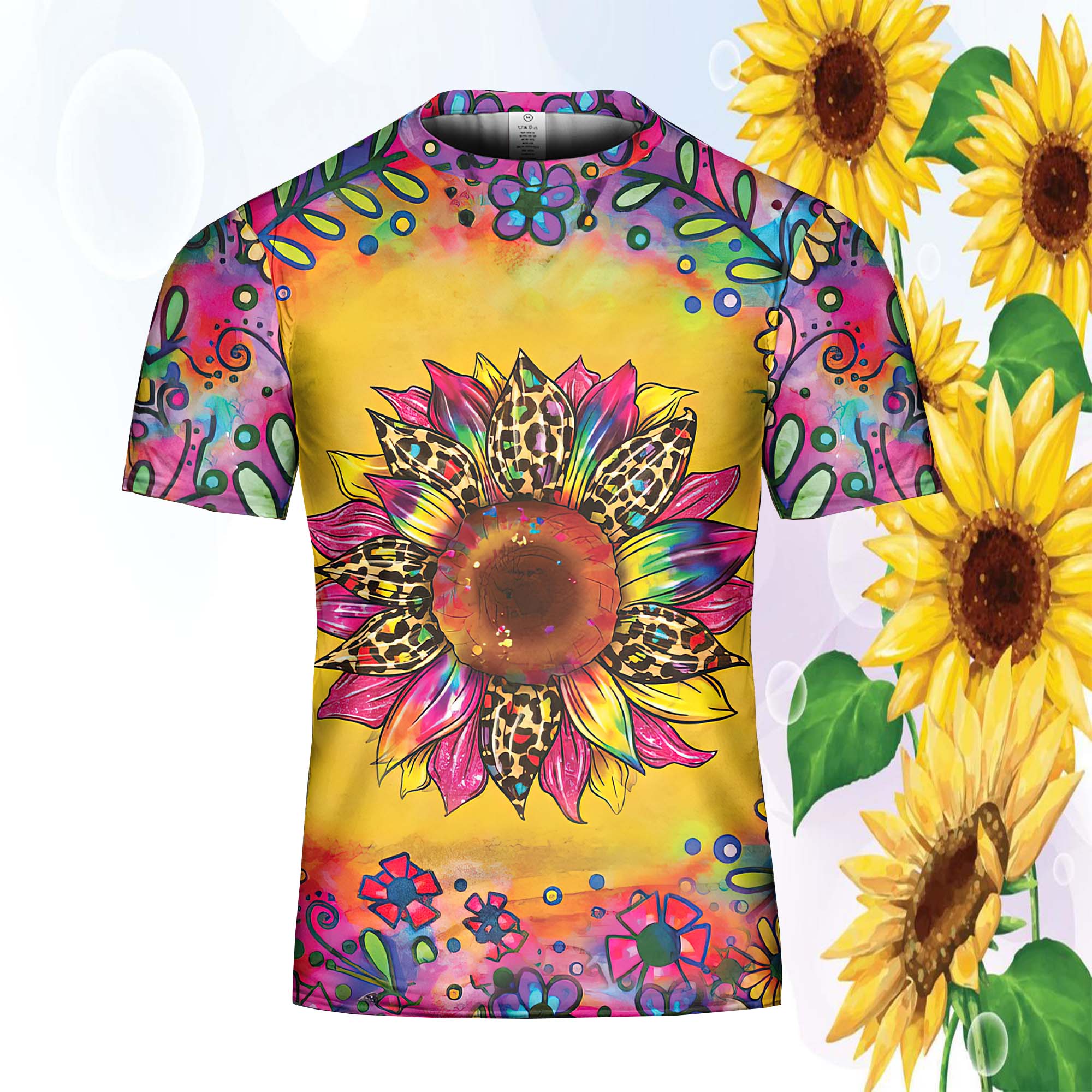 Sunflower Tie Dye Shirt Sunflower Tie Dye Shirt
