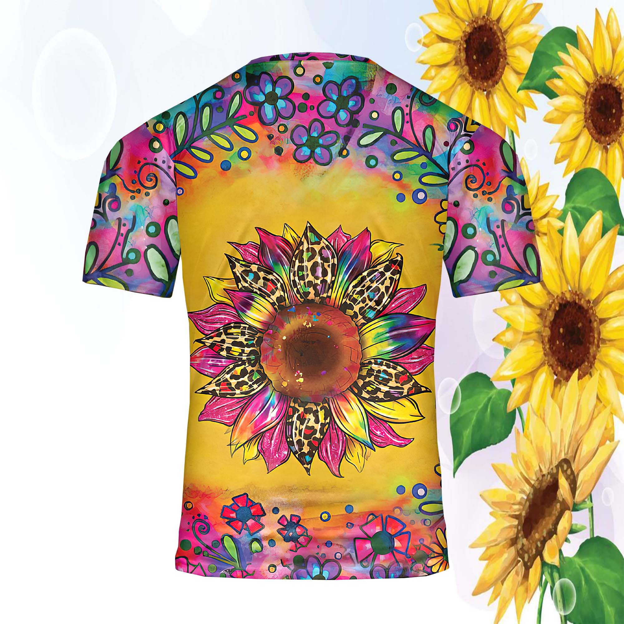 Sunflower Tie Dye Shirt Sunflower Tie Dye Shirt