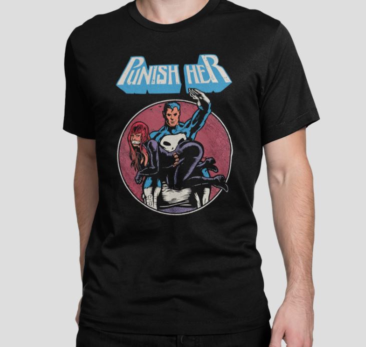 Superhero Punish Her Shirt Superhero Punish Her Shirt