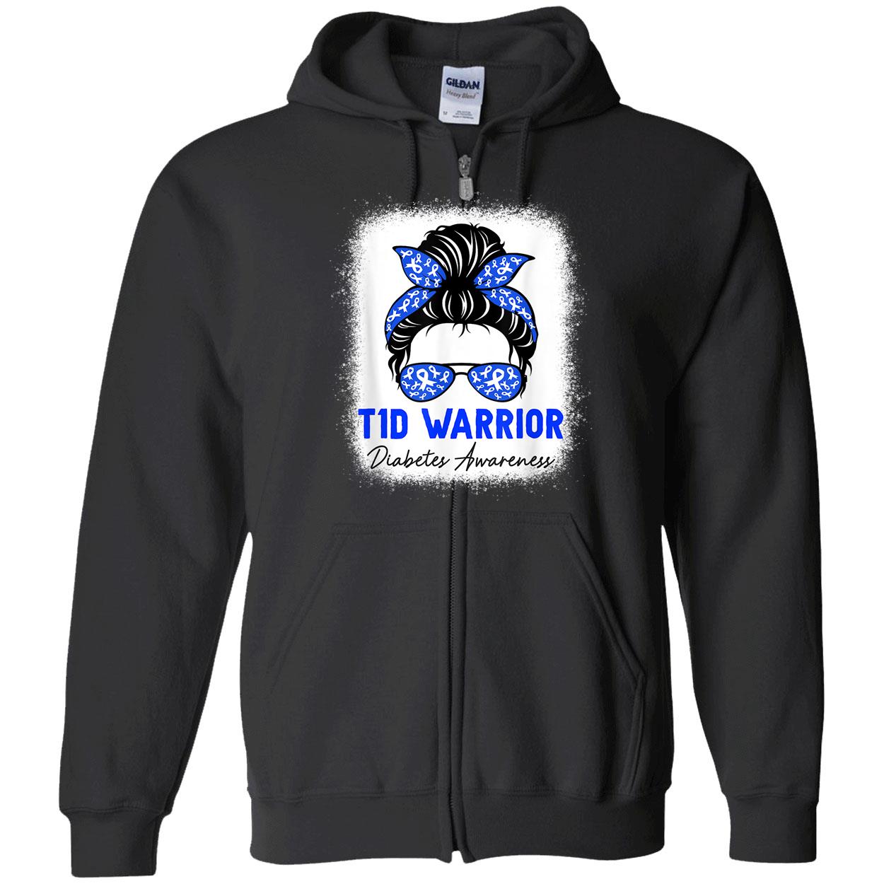 T1D Warrior Diabetes Awareness Shirt T1D Warrior Diabetes Awareness Shirt