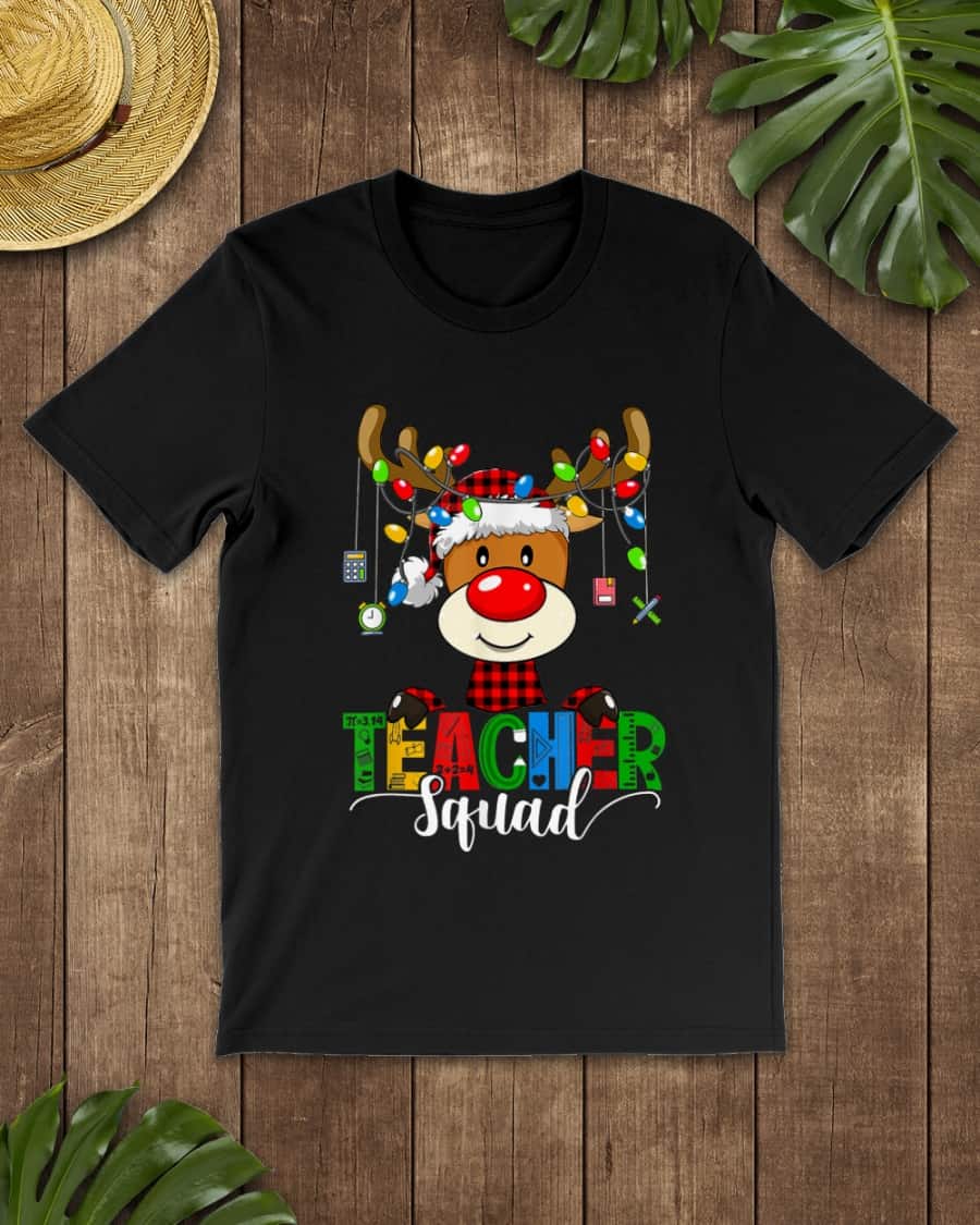 Reindeer Teacher Squad Shirt Reindeer Teacher Squad Shirt