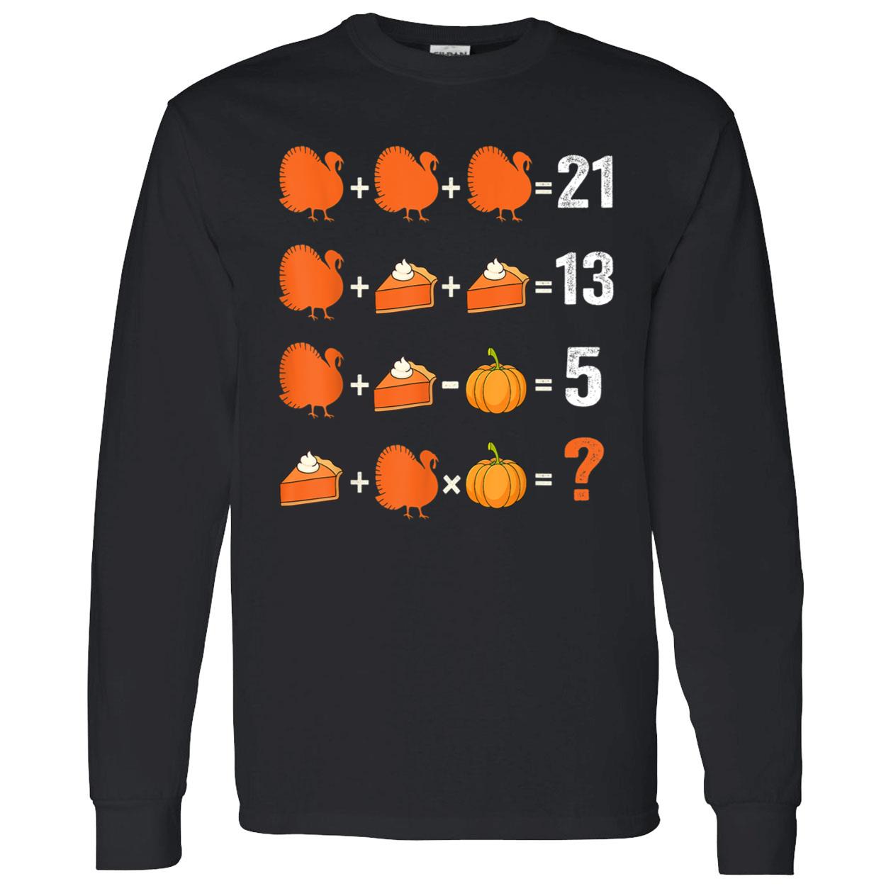 Thanksgiving Math Teacher Shirt Thanksgiving Math Teacher Shirt