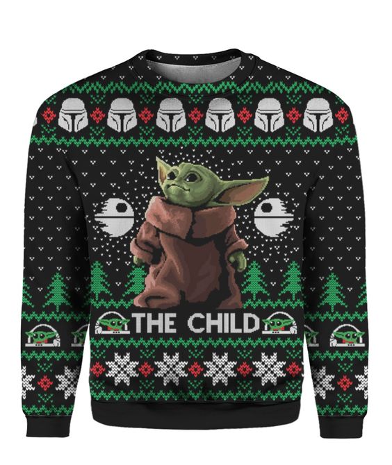 Baby Yoda The Child Christmas Sweater Baby Yoda The Child Christmas Sweater