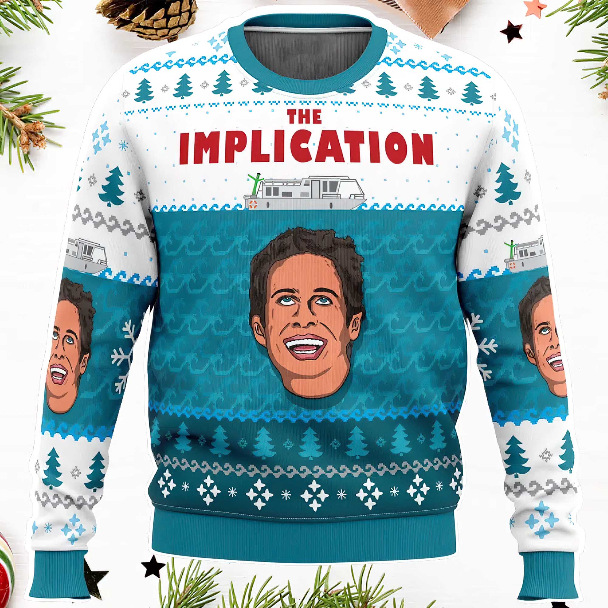 The Implication Pop Culture Ugly Christmas Sweater The Implication Pop Culture Ugly Christmas Sweater
