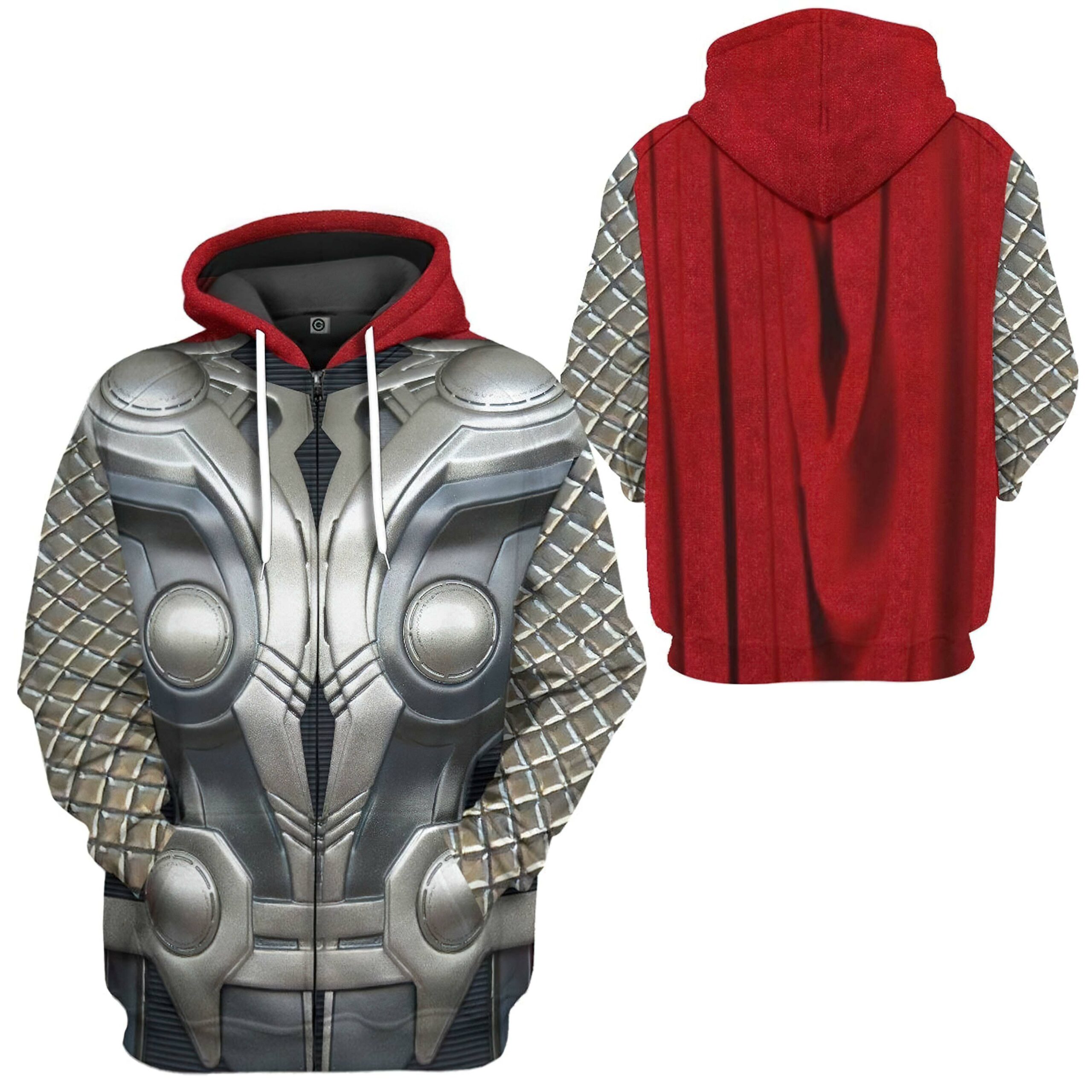 Thor Odinson Thor Love And Thunder Costume Hoodie & Shirt Thor Odinson Thor Love And Thunder Costume Hoodie & Shirt