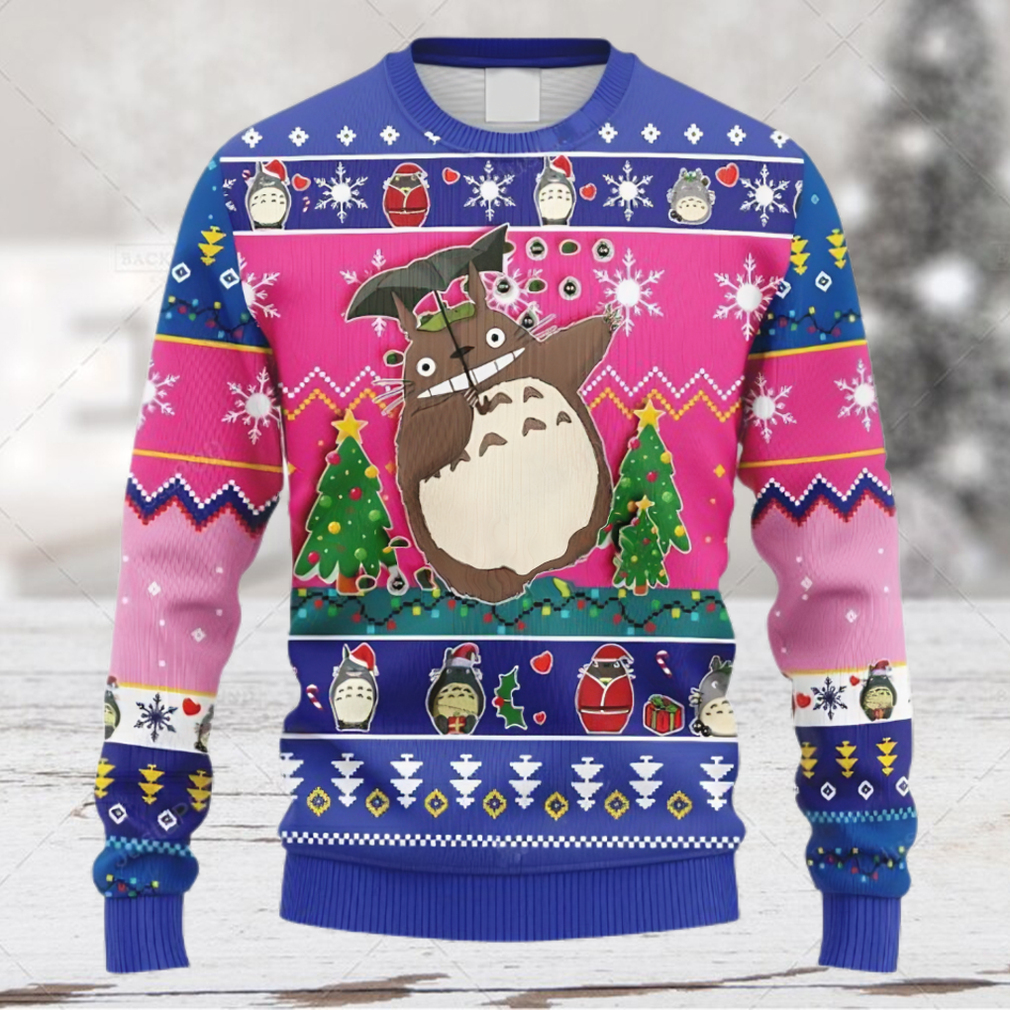Totoro Christmas Gift Sweater Totoro Christmas Gift Sweater