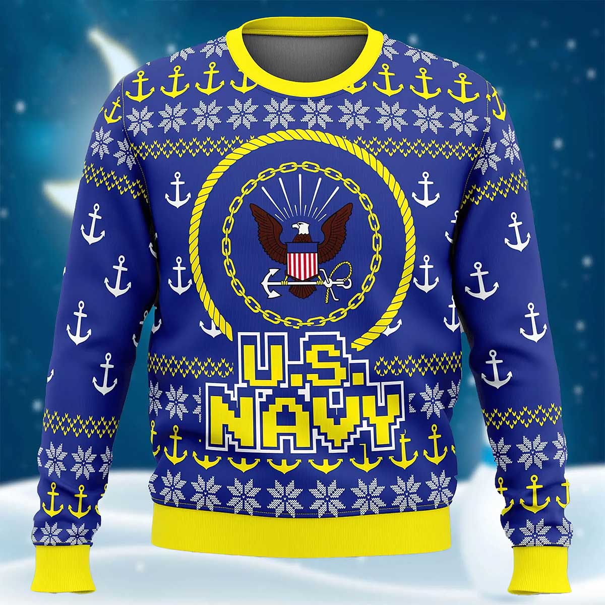 Us Navy Premium Christmas Ugly Sweater Us Navy Premium Christmas Ugly Sweater