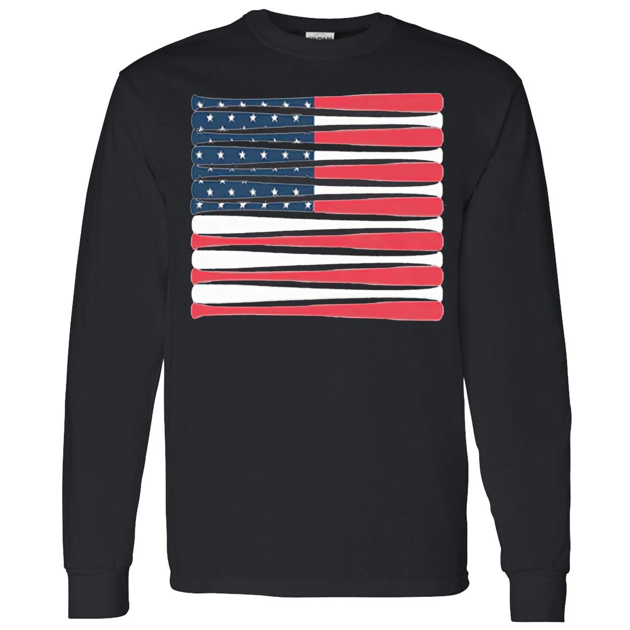 Usa Baseball Flag Shirt Usa Baseball Flag Shirt