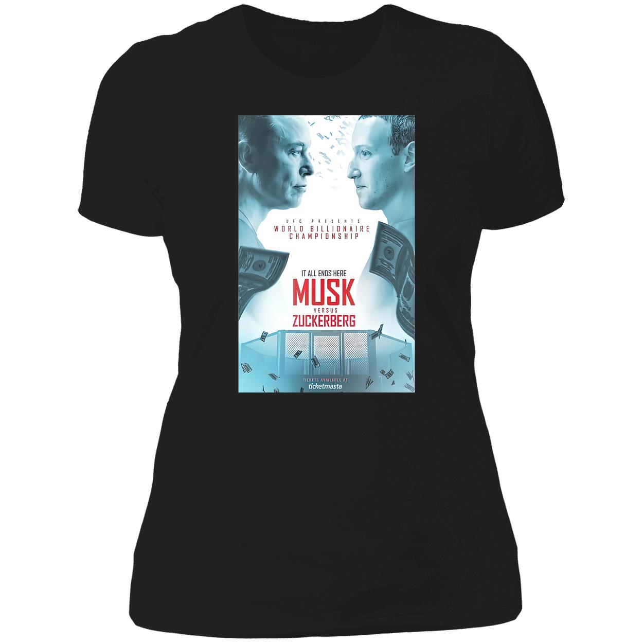 Ufc Presents Elon Musk Vs Mark Zuckerberg For World Billionaire Championship Shirt Ufc Presents Elon Musk Vs Mark Zuckerberg For World Billionaire Championship Shirt