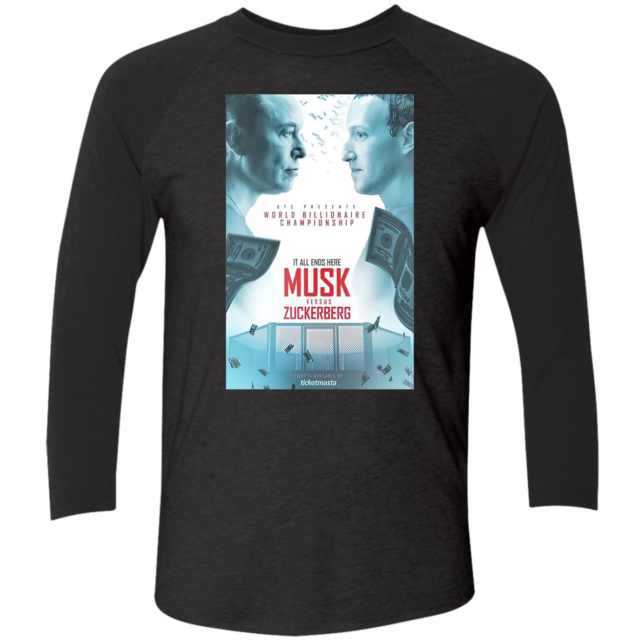 Ufc Presents Elon Musk Vs Mark Zuckerberg For World Billionaire Championship Shirt Ufc Presents Elon Musk Vs Mark Zuckerberg For World Billionaire Championship Shirt