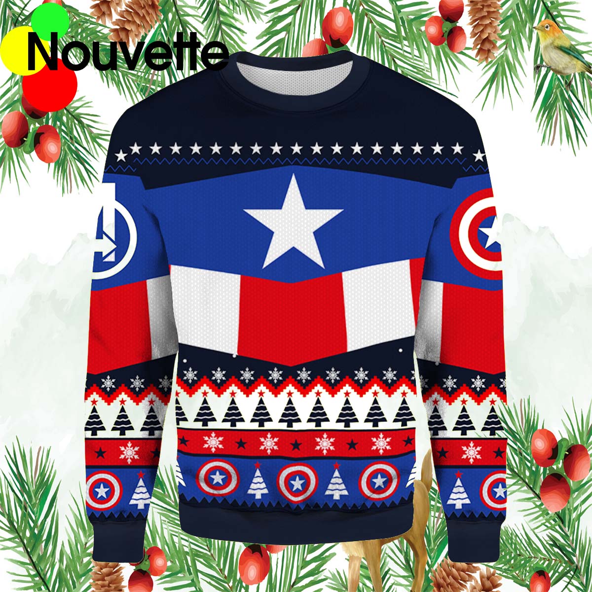 Captain Christmas Sweater Captain Christmas Sweater