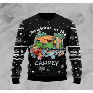 Santa Claus Christmas In The Camper Sweater
