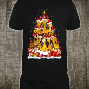 Giraffe Christmas Tree Shirt