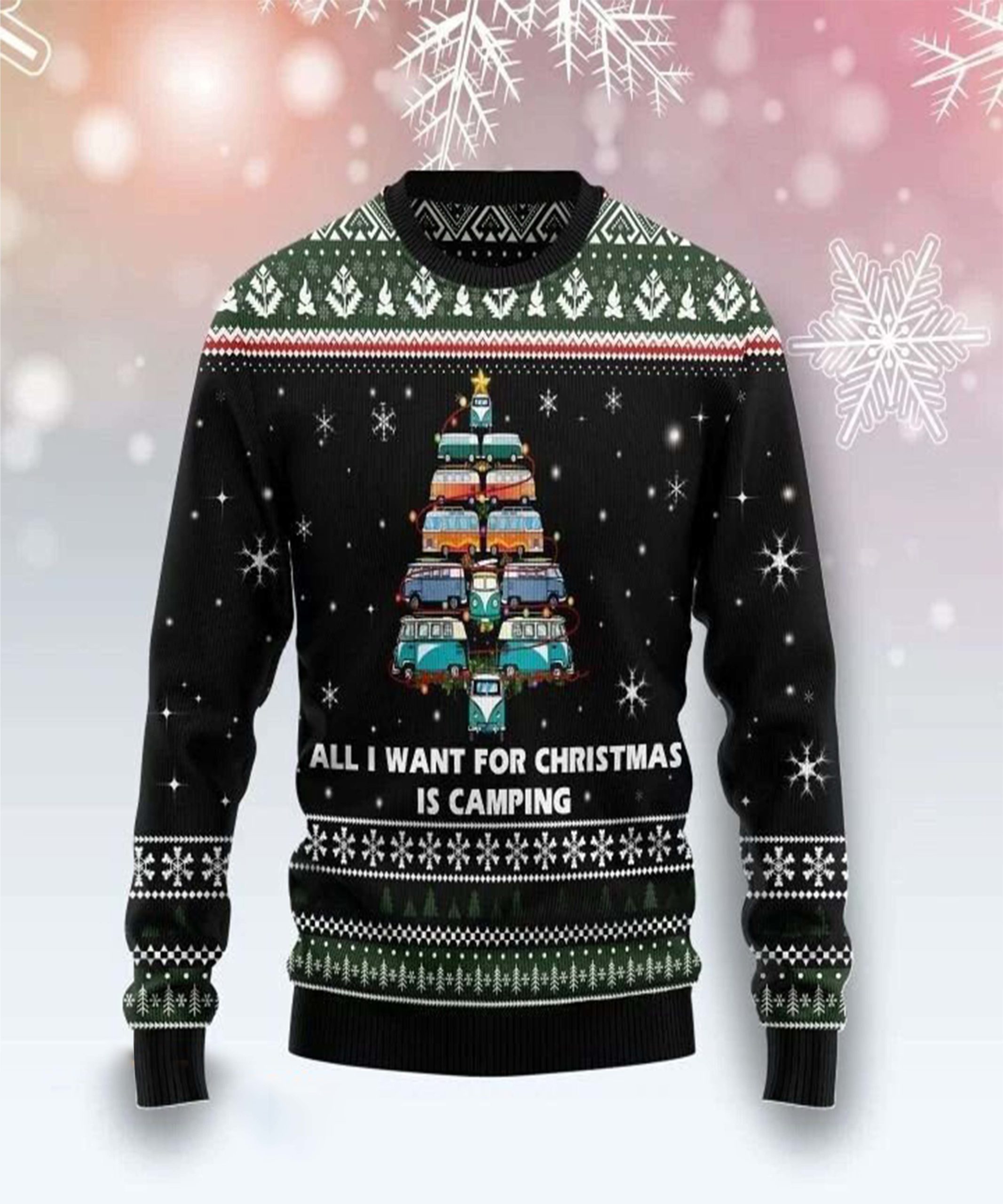 Bus Christmas Tree Sweater Bus Christmas Tree Sweater