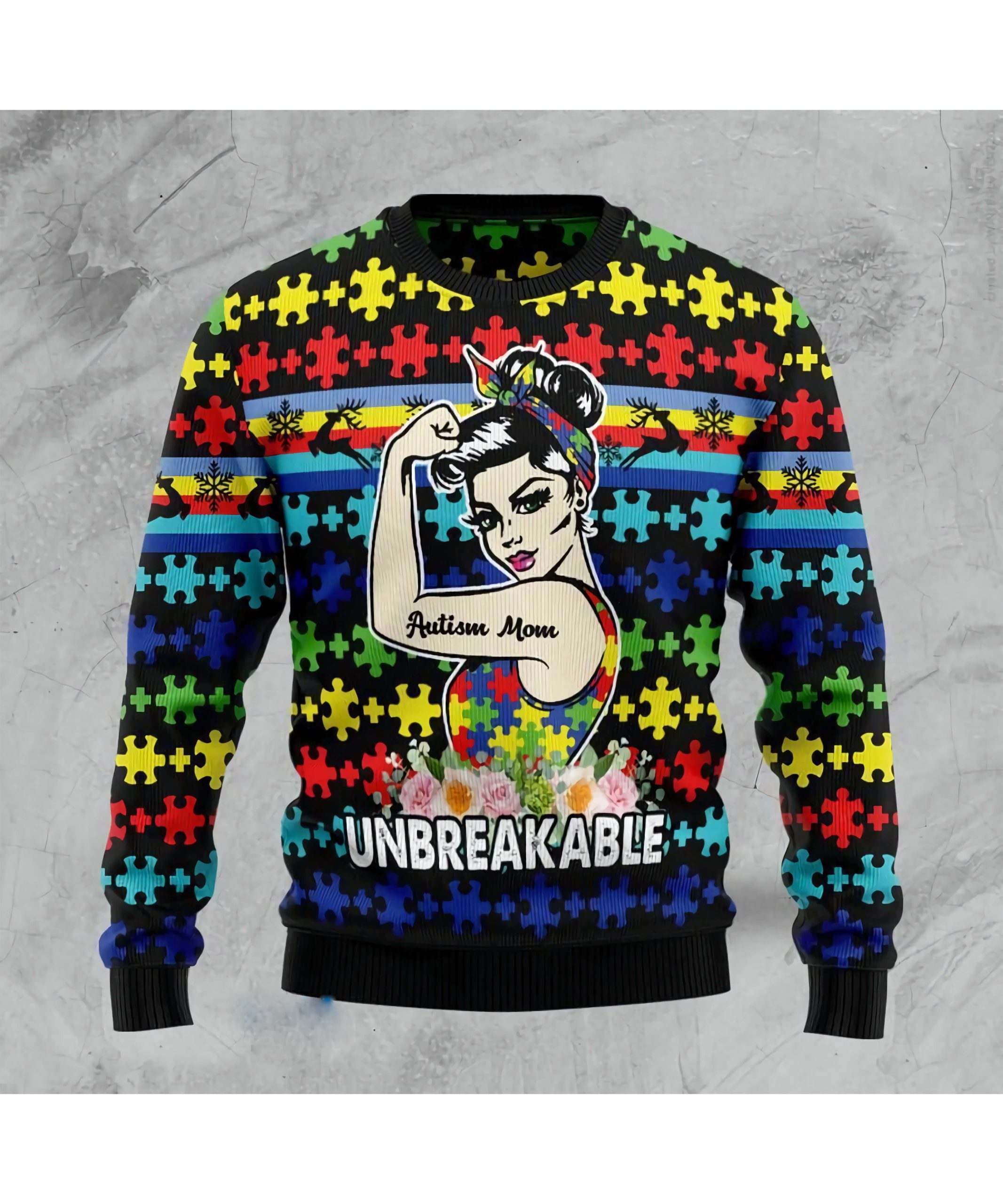 Autism Mom Unbreakable Sweatshirt Autism Mom Unbreakable Sweatshirt