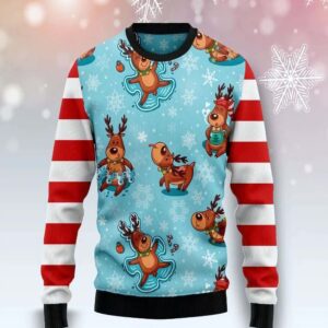 Reindeer Dancing Christmas Sweater