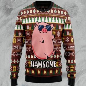 Pig Hamsome Christmas Sweater