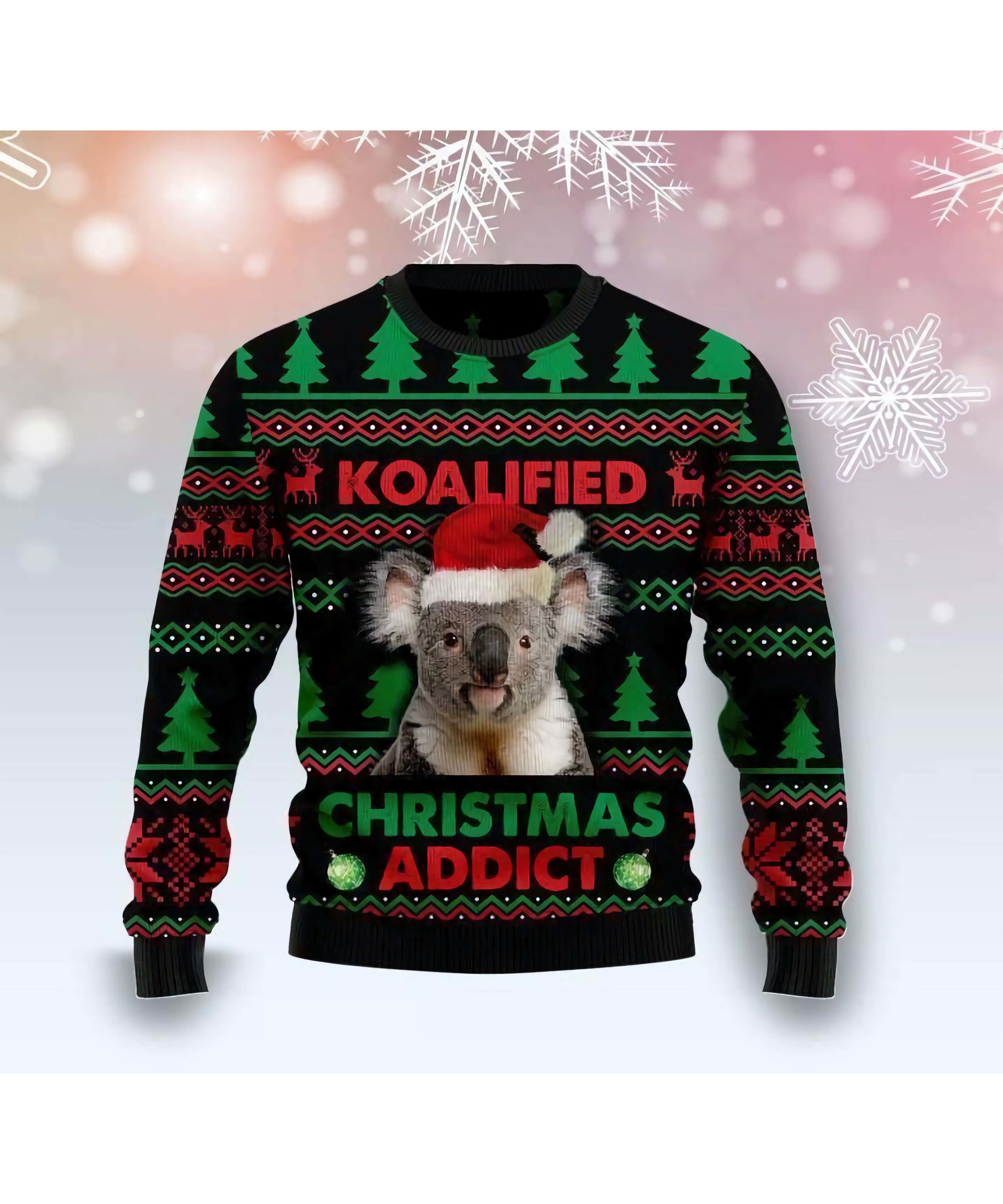 Koala Koalified Christmas Addict Sweater Koala Koalified Christmas Addict Sweater