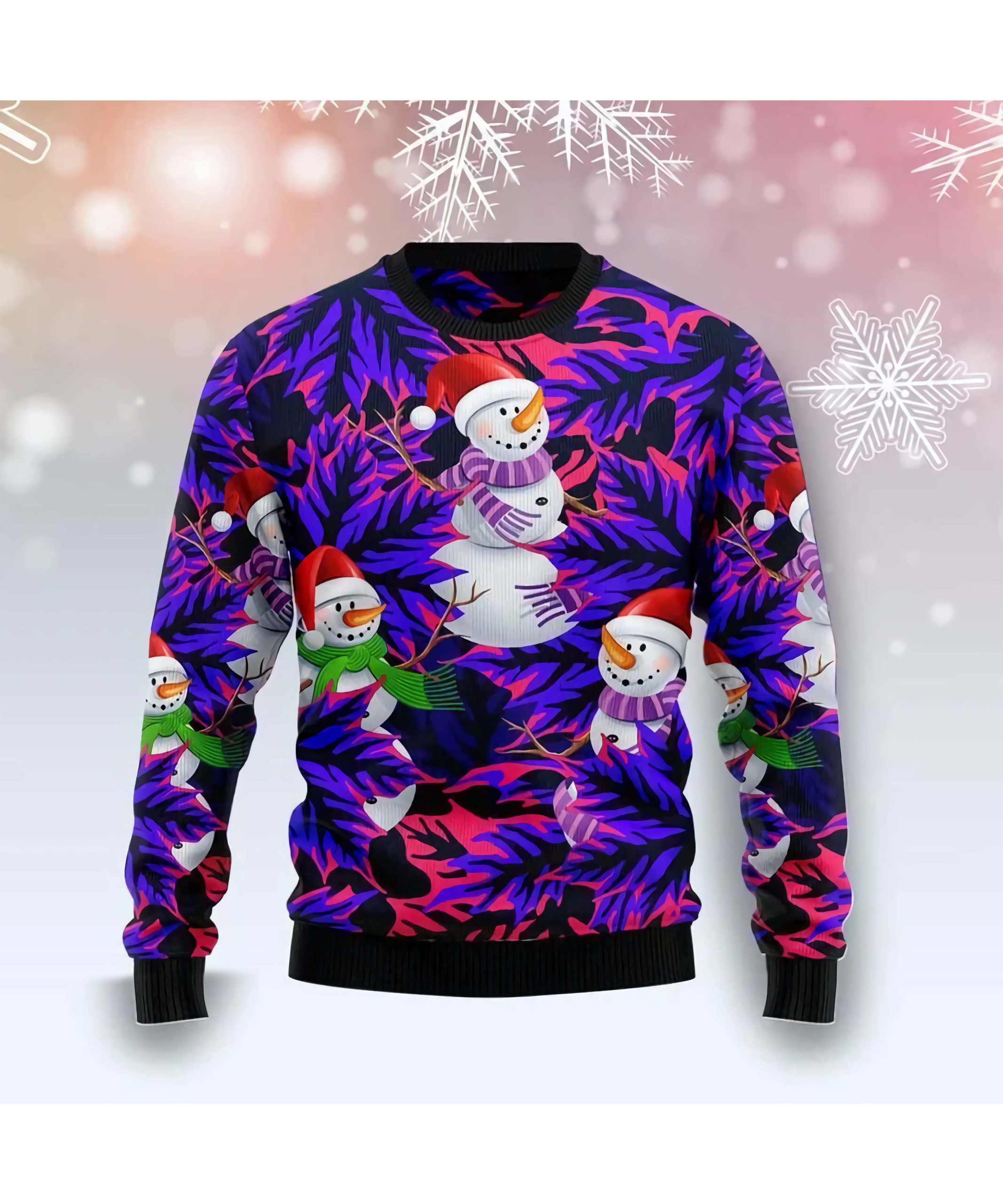 Snowman Ugly Christmas Sweater Snowman Ugly Christmas Sweater