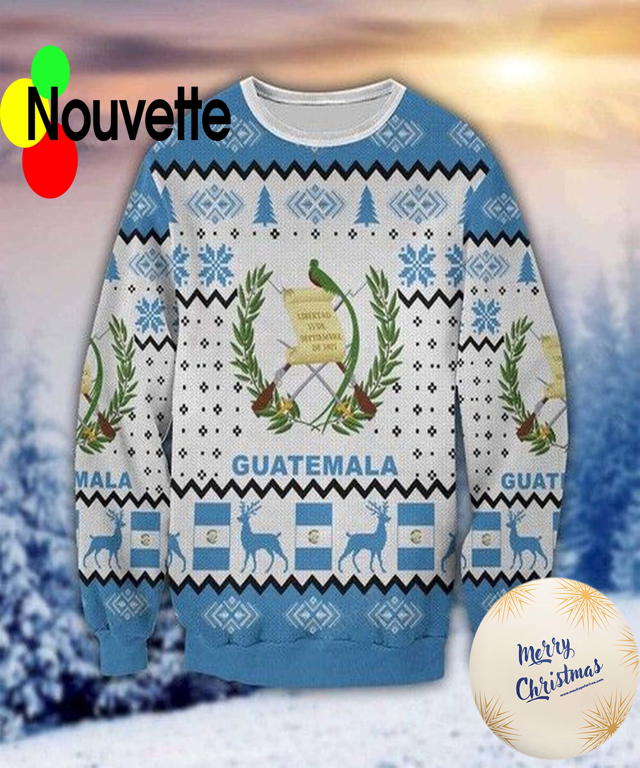 Guatemala Ugly Christmas Sweater Guatemala Ugly Christmas Sweater