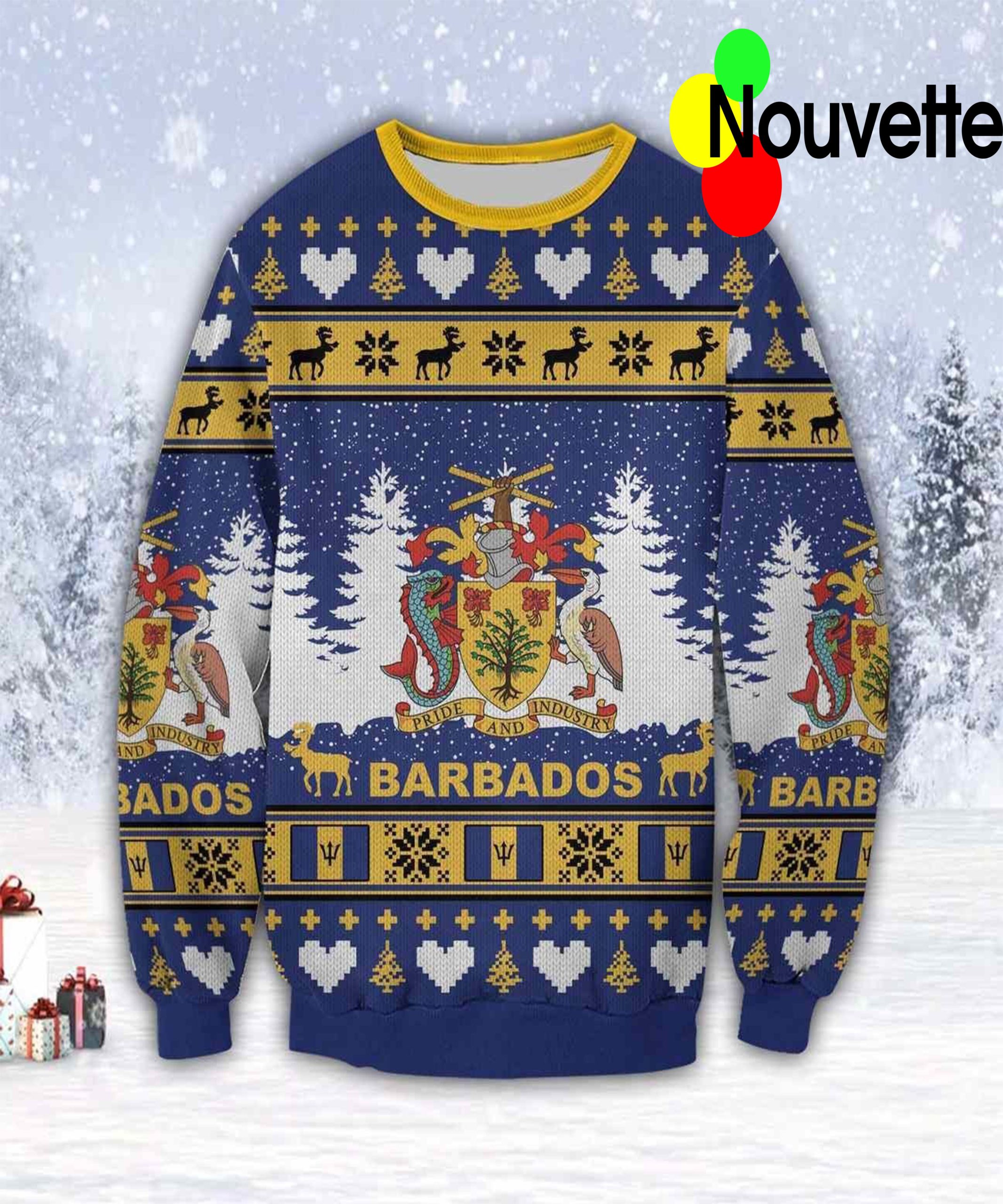 Barbados Christmas Sweater Barbados Christmas Sweater