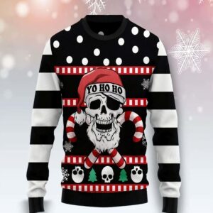 Skull Santa Ugly Christmas Sweater