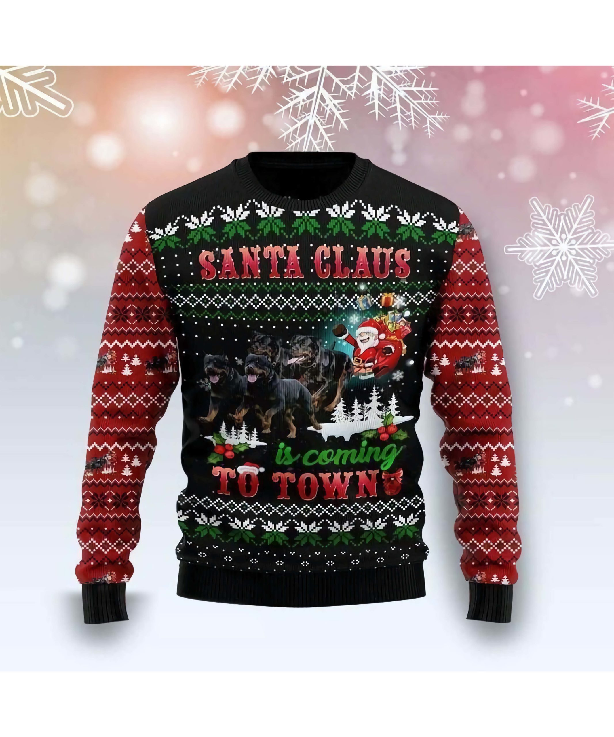 Santa Claus Is Coming To Town Christmas Sweater