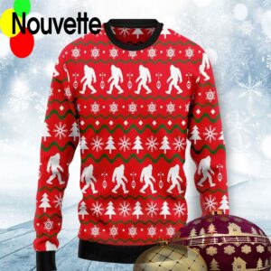 Bigfoot Ugly Christmas Sweater