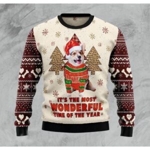 Corgi It’S The Most Wonderful Time Of The Year Christmas Sweater