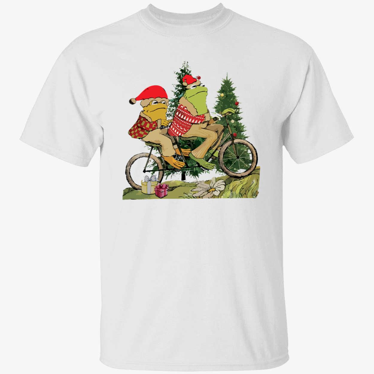 Frog And Toad On The Bike Christmas Sweatshirt Frog And Toad On The Bike Christmas Sweatshirt