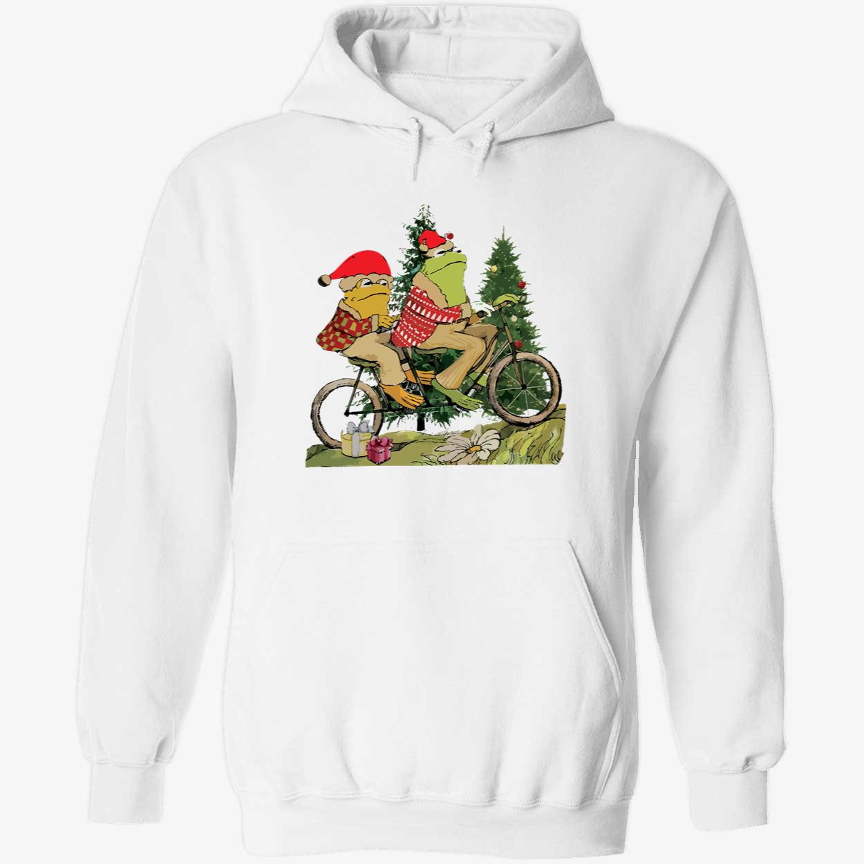 Frog And Toad On The Bike Christmas Sweatshirt Frog And Toad On The Bike Christmas Sweatshirt