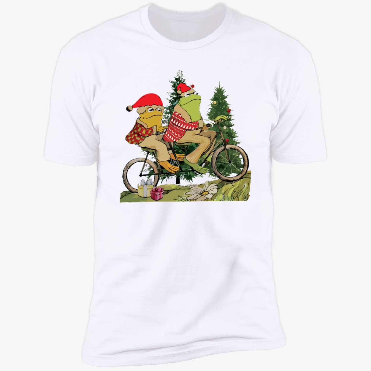 Frog And Toad On The Bike Christmas Sweatshirt Frog And Toad On The Bike Christmas Sweatshirt