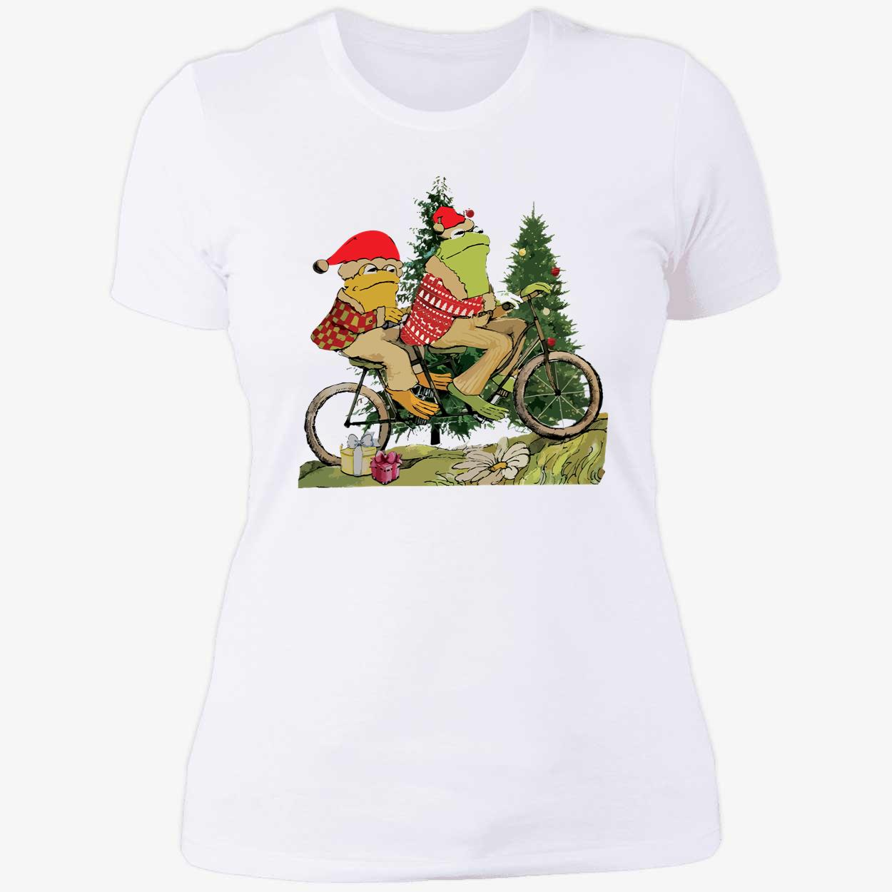 Frog And Toad On The Bike Christmas Sweatshirt Frog And Toad On The Bike Christmas Sweatshirt