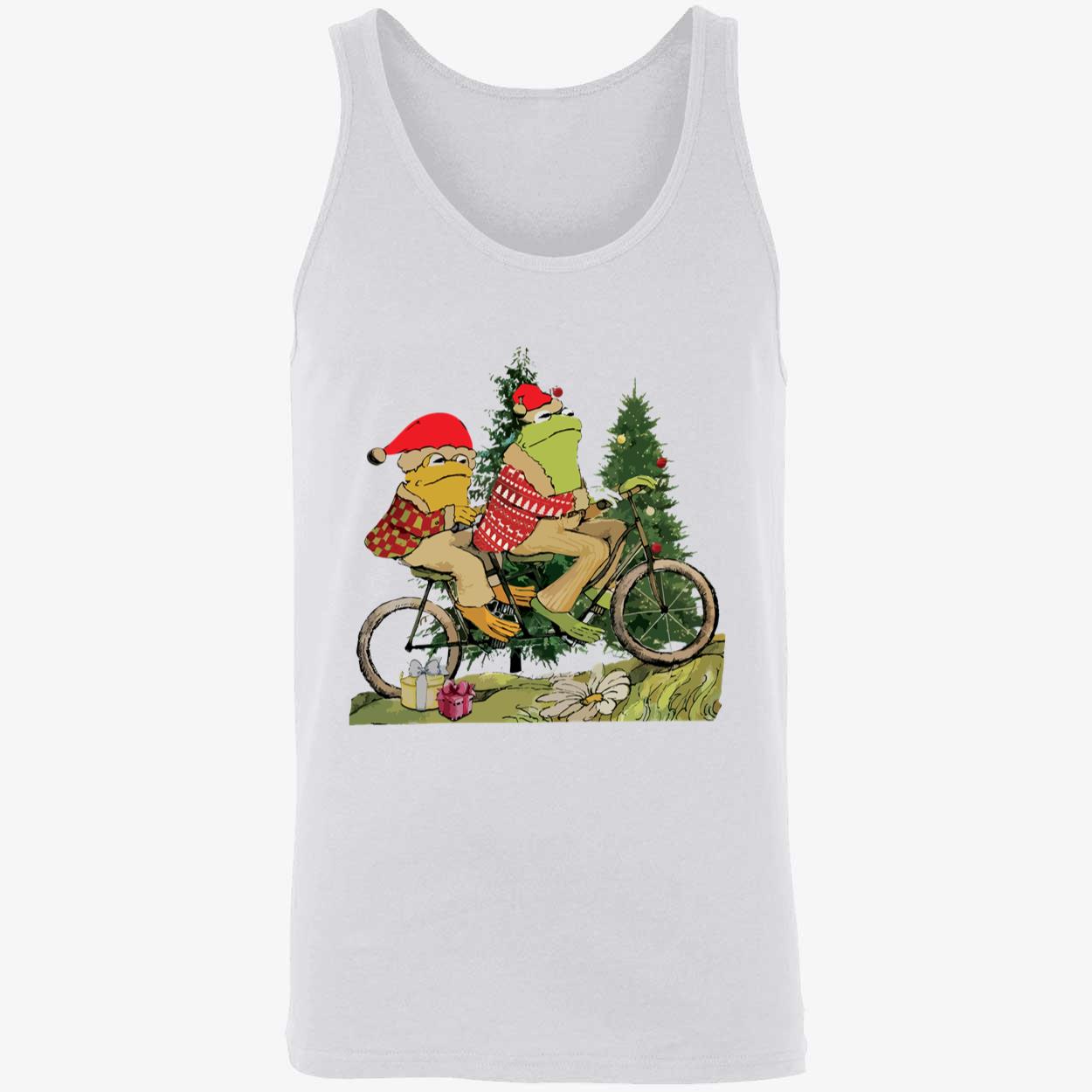 Frog And Toad On The Bike Christmas Sweatshirt Frog And Toad On The Bike Christmas Sweatshirt