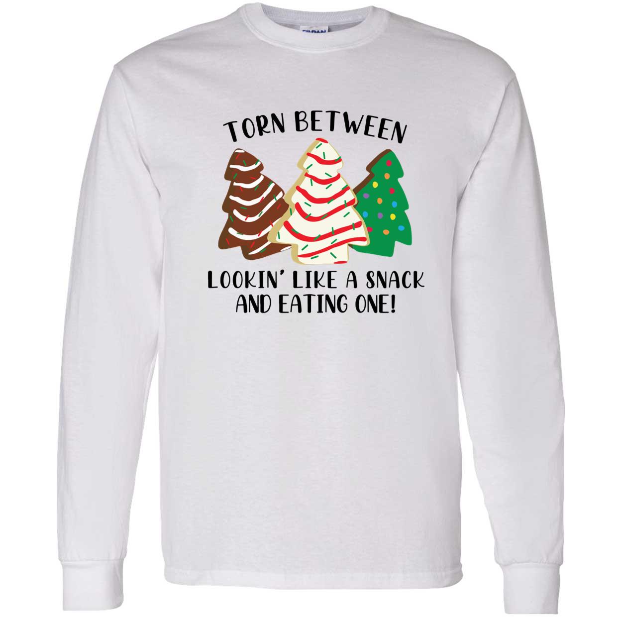 Torn Between Lookin Like A Snack And Eating One Christmas Sweatshirt Torn Between Lookin Like A Snack And Eating One Christmas Sweatshirt