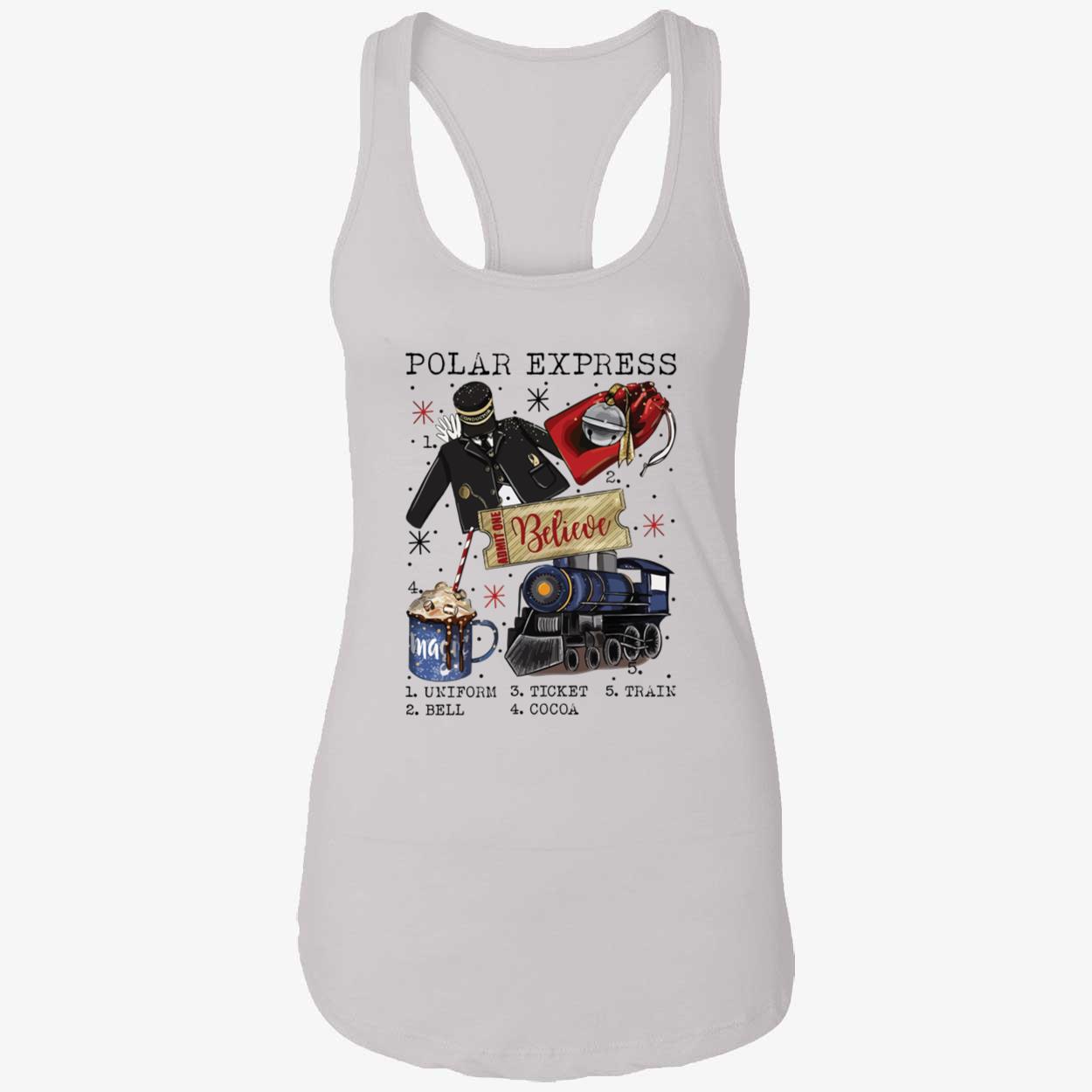 Polar Express Believe Uniform Ticket Train Bell Cocoa Shirt Polar Express Believe Uniform Ticket Train Bell Cocoa Shirt