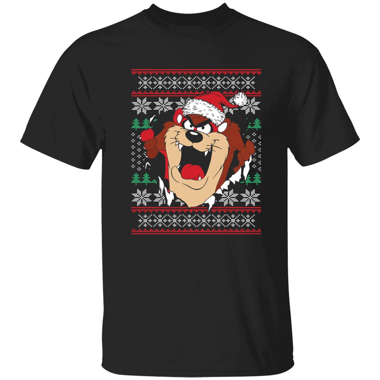 Tasmanian Devil Ugly Christmas Sweatshirt Tasmanian Devil Ugly Christmas Sweatshirt