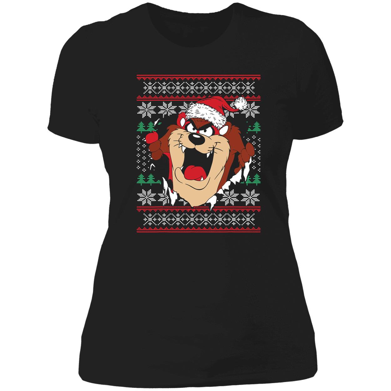 Tasmanian Devil Ugly Christmas Sweatshirt Tasmanian Devil Ugly Christmas Sweatshirt