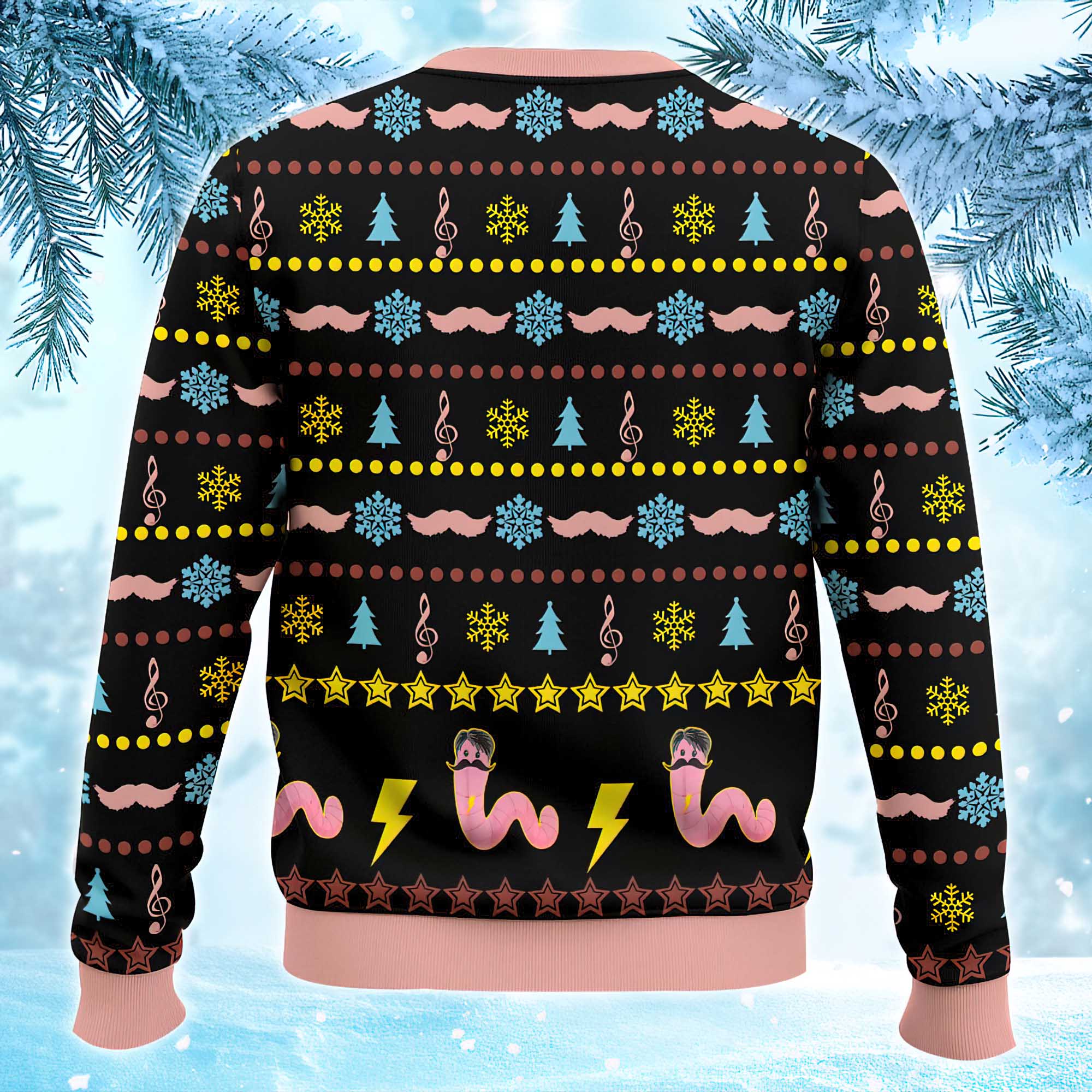 Vanderpump Rules Worm With A Mustache Ugly Sweater Vanderpump Rules Worm With A Mustache Ugly Sweater