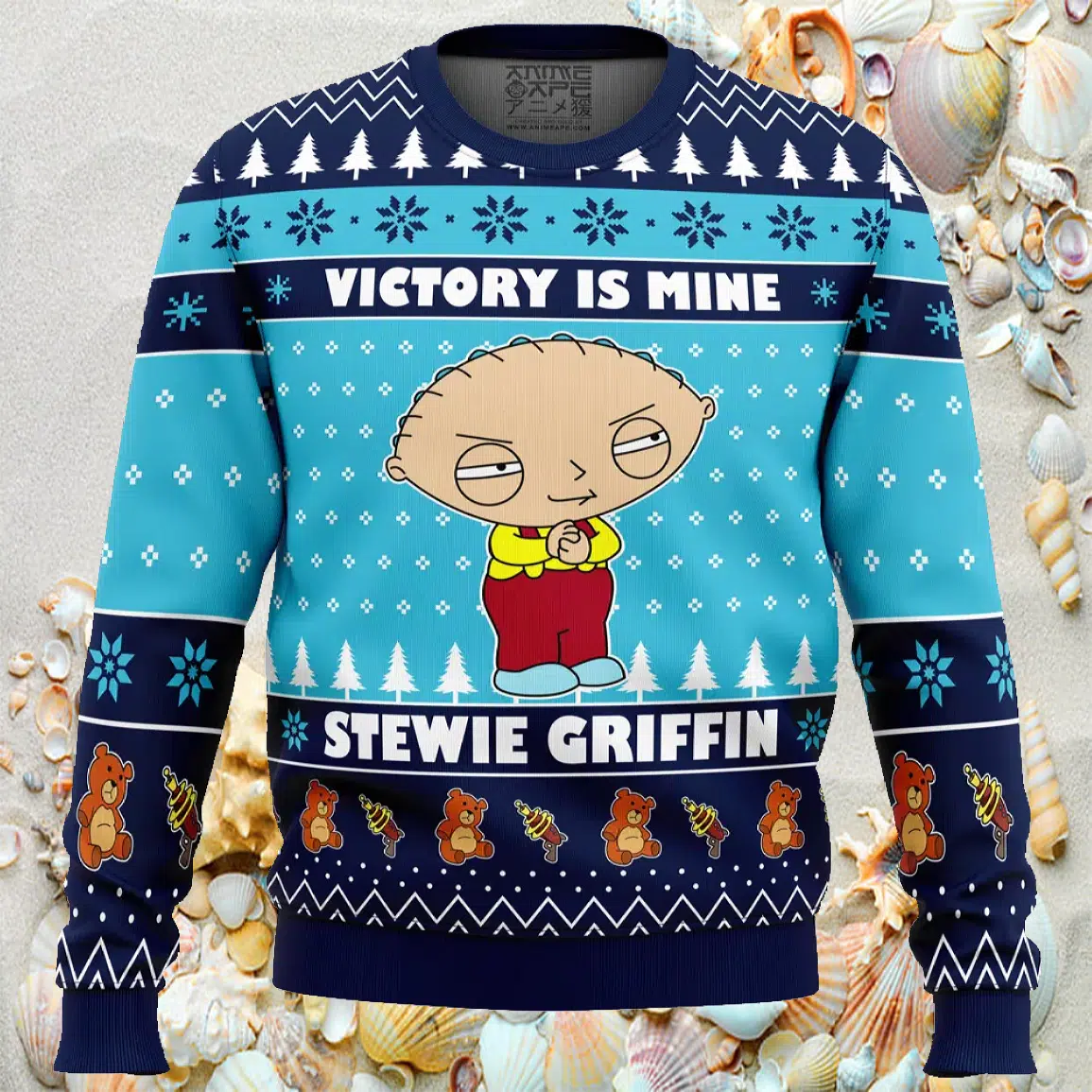Victory Is Mine Family Guy Ugly Christmas Sweater Victory Is Mine Family Guy Ugly Christmas Sweater