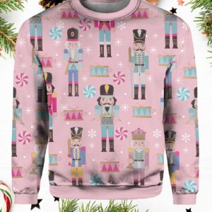Vintage Nutcracker Christmas Print Casual Sweatshirt.jpg