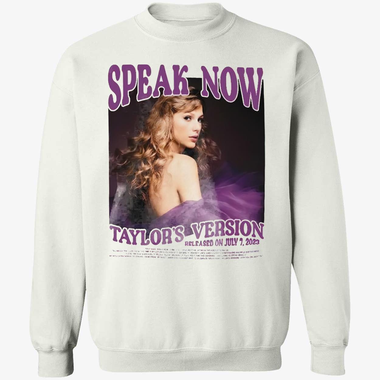 Speak Now Taylors Version Sweatshirt