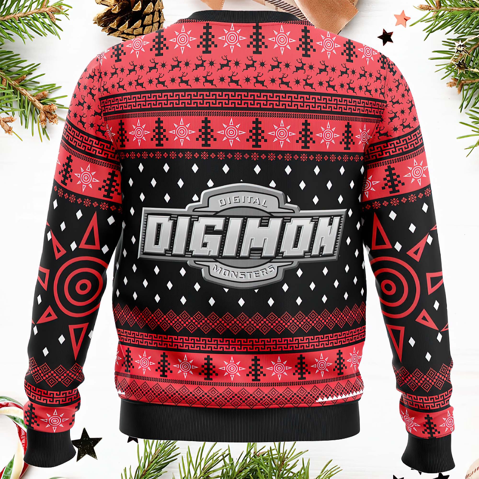Wargreymon Digimon Ugly Christmas Sweater Wargreymon Digimon Ugly Christmas Sweater