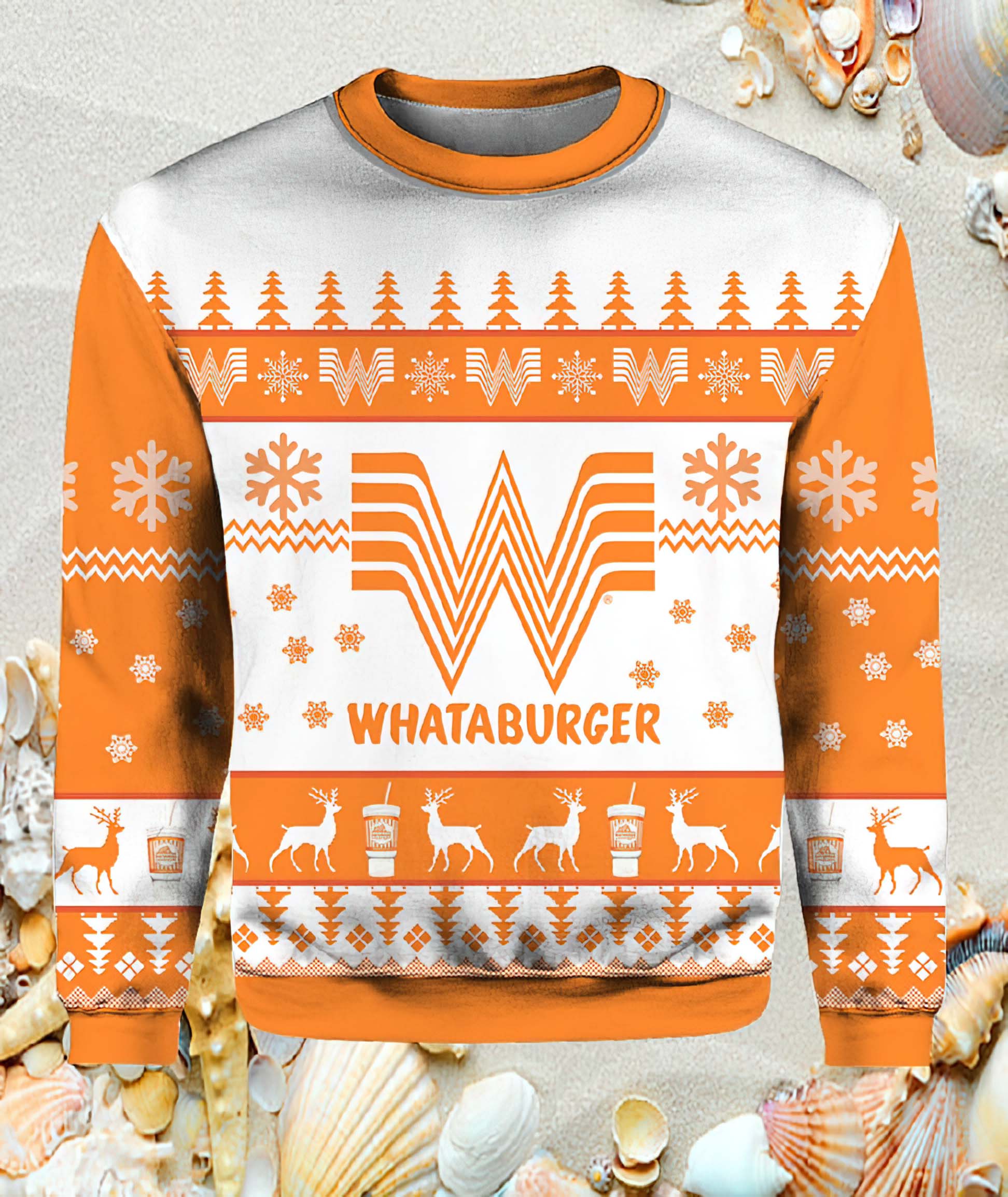 Whataburger Ugly Christmas Sweater Whataburger Ugly Christmas Sweater