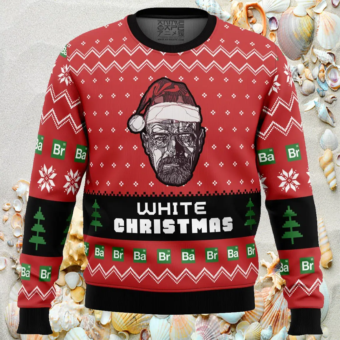 White Christmas Breaking Bad Ugly Christmas Sweater White Christmas Breaking Bad Ugly Christmas Sweater
